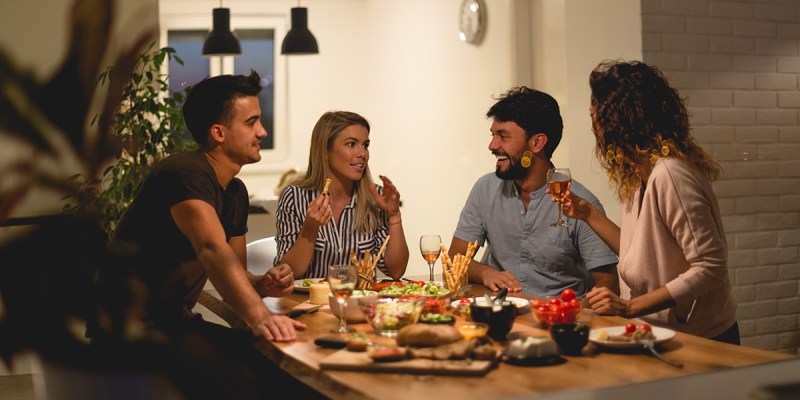 dinner, party, guests