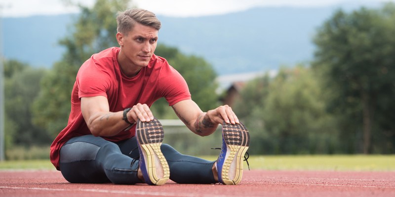 man, marathon, woman