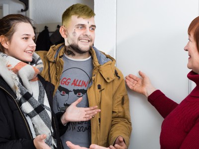 girlfriend, punk, parents