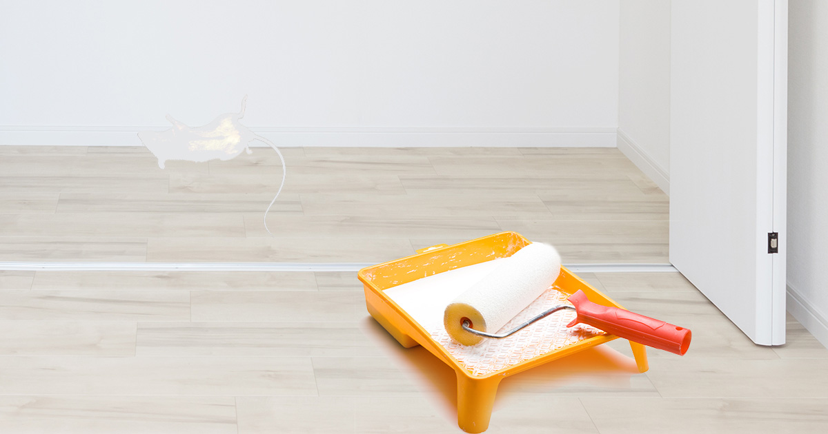 landlord, paint, dead mouse