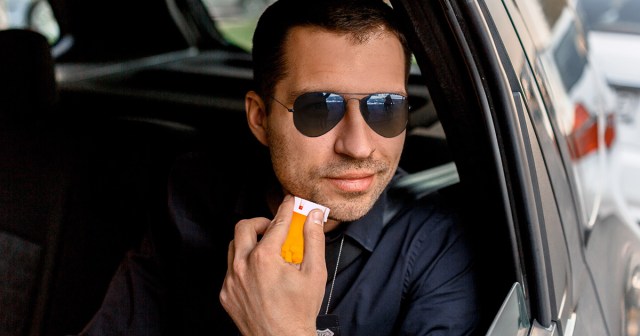 Doctor Advises Rugged Detective to Take Medication By the Fistful in Back of a Cab