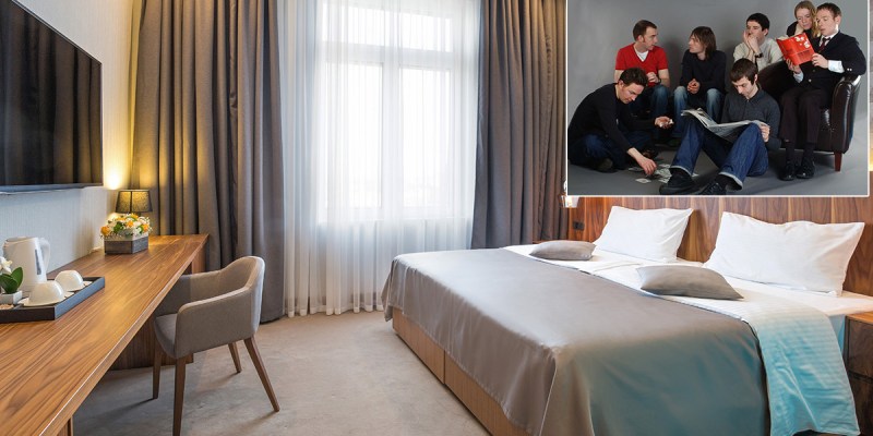 belle & sebastian, hotel room, drunk