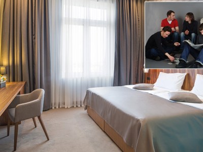 belle & sebastian, hotel room, drunk