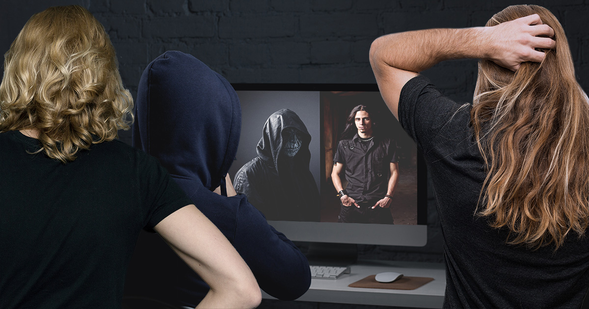 metal, corpse paint, cloaks
