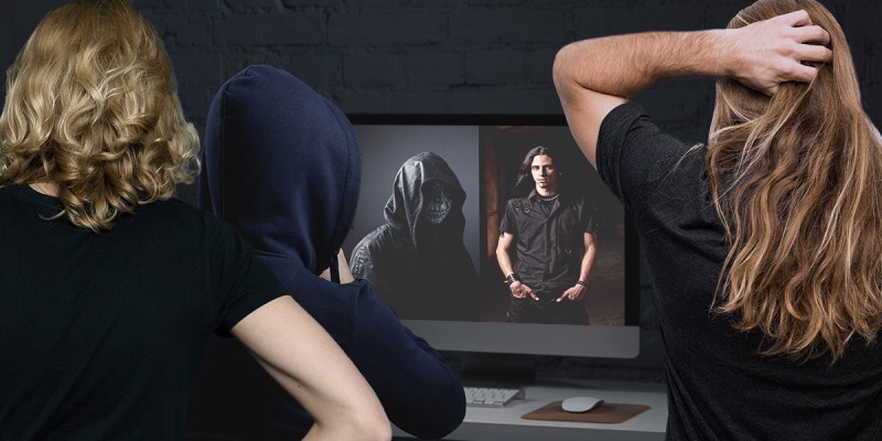 metal, corpse paint, cloaks