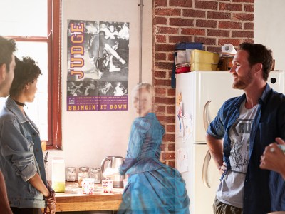 ghost, punk house, roommate