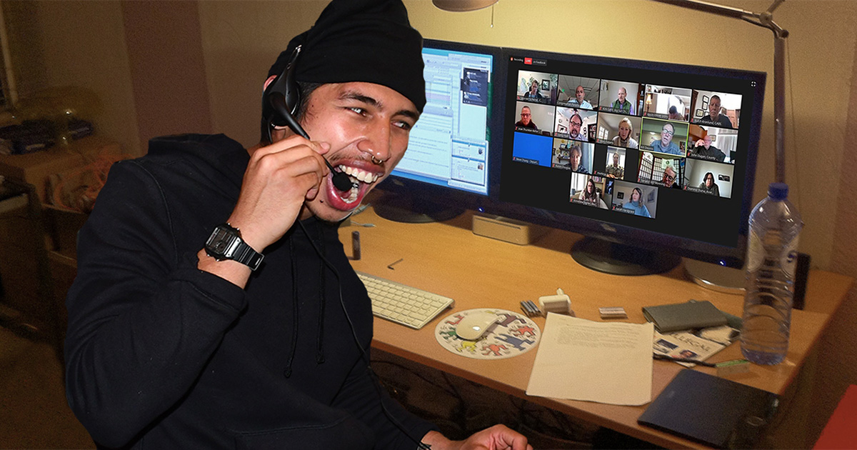 screamo, zoom, headset
