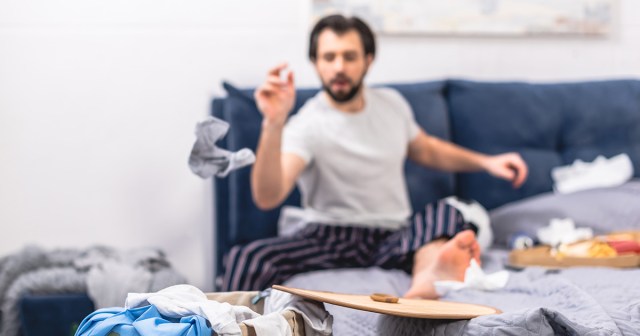 Man Dirties Up Apartment So He Can Get Caught Up on Podcasts