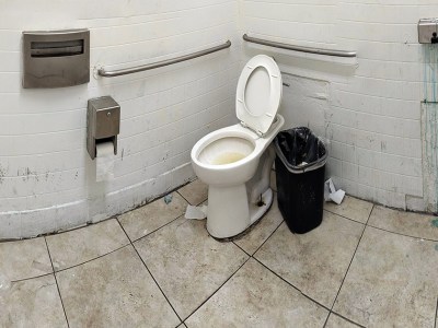 dive bar, toilet, clean