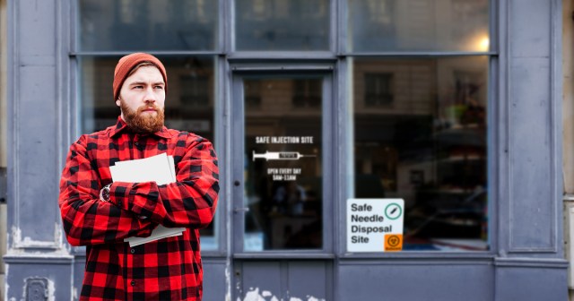 Fascist Safe Injection Site Won’t Let Grind Band Post Flyers on Wall