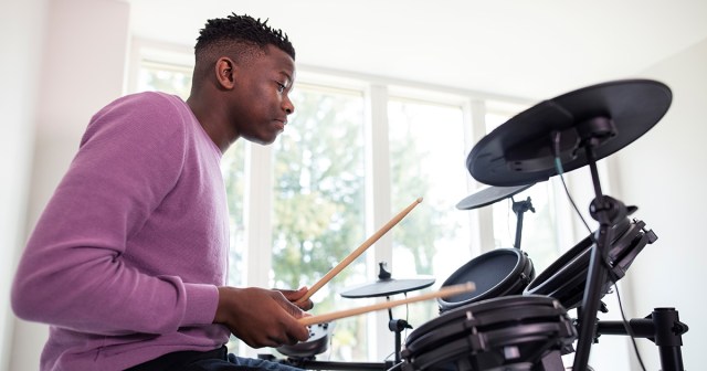 Drummer Uncomfortable With Electronic Kit That Moans Pleasurably Each Time He Hits It