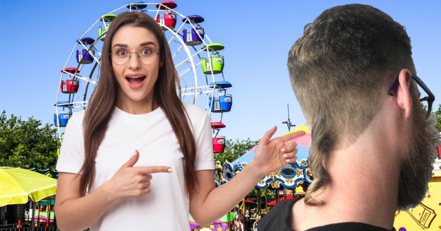 Modern Day Rapunzel? This Guy at the County Fair Is Letting Women Play With His Rat Tail