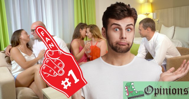 I’m Starting To Think I’m the Only Person That Came to This Orgy to Watch the Super Bowl