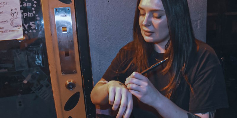 venue, stamp, design