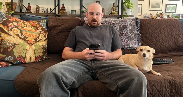Man Who Filmed Entire Show With His Phone Rushes Home To Watch It Afterward