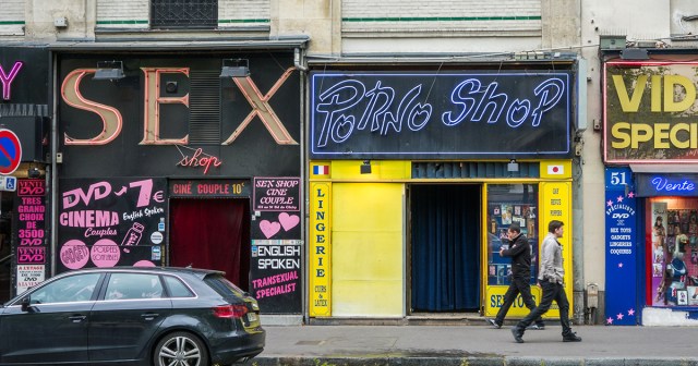 Guy Masturbating Outside Adult Book Store Told To Take It Inside