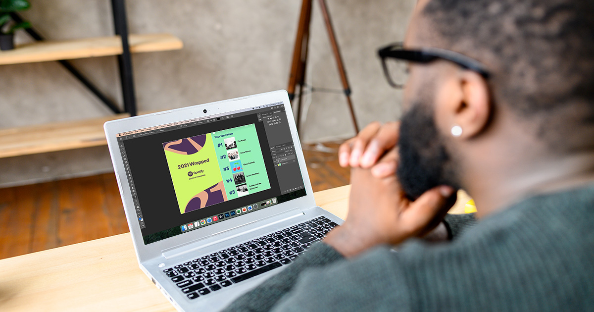 photoshop, spotify, wrapped