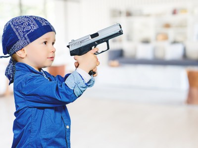toddler, gun, respect
