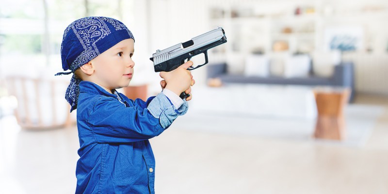 toddler, gun, respect