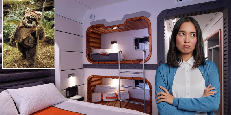 ewok, star wars, woman