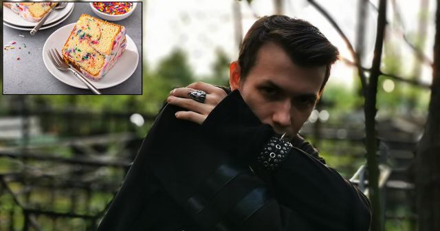 Goth Secretly Craving Funfetti Cake