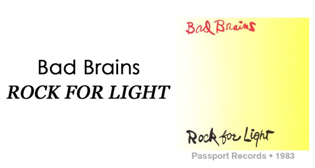 Review: Bad Brains “Rock For Light”