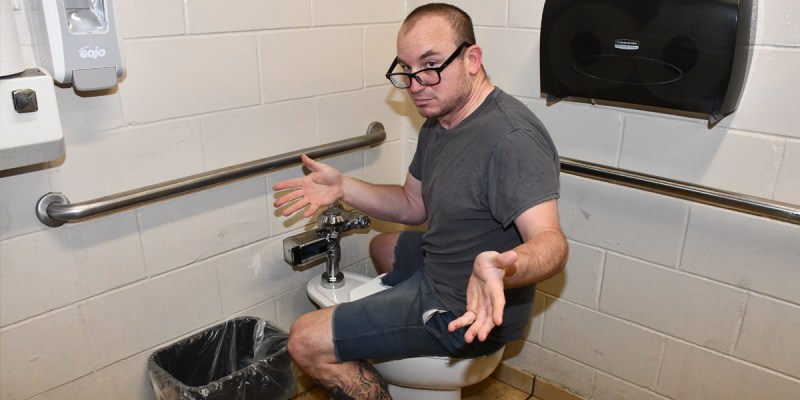 cool, toilet, backward