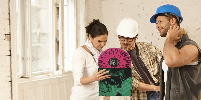 record, tile, splatter