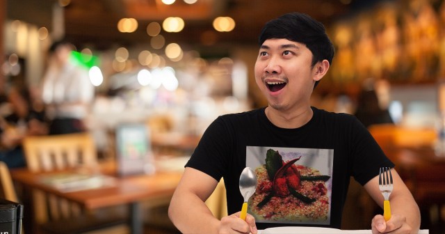 Poser at Restaurant Wears Shirt of Food They’re Going to Eat