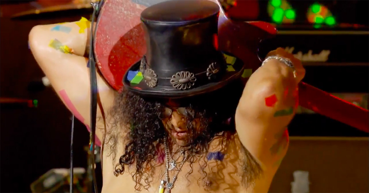 slash, hat, solo
