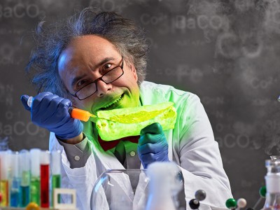 taco bell, 8 layer, scientist