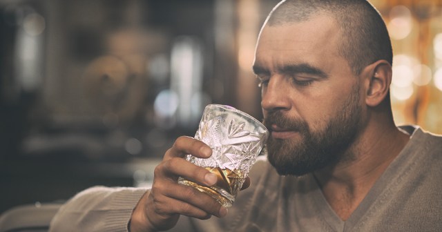 REPORT: Bourbon Snob Taking All the Fun Out Of Getting Pants-Shitting Drunk