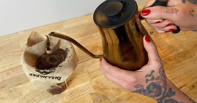 Crust Punk Filters Coffee Through Discharge Patch