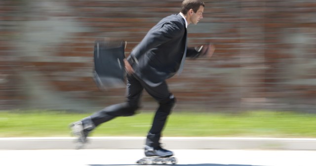 Red Flag? My Defense Attorney Rollerblades to Court