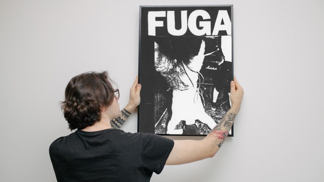 Music Fan Cuts Down Size of Rare Vintage Poster to Fit $8 Walmart Frame