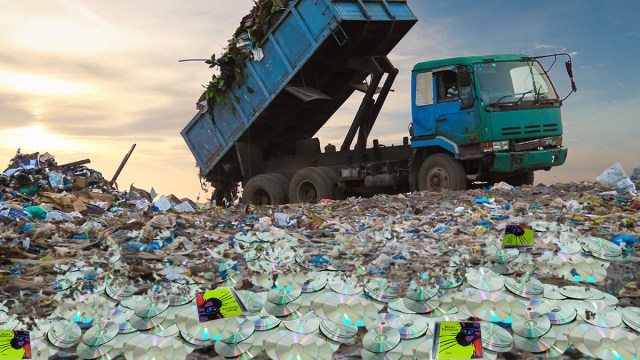 Research Finds 73% of Plastics Found in US Landfills Are Blues Traveler CDs
