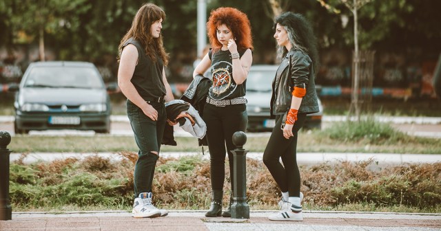 Progressive Thrash Band Only Wears Fair Trade White High Top Shoes