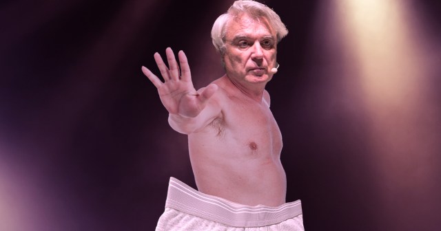 David Byrne Has “Performing in Just Giant Underwear” Nightmare Again
