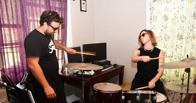 Busy Drummer Delegates Ride Cymbal Duties to Eager Sous-Drummer