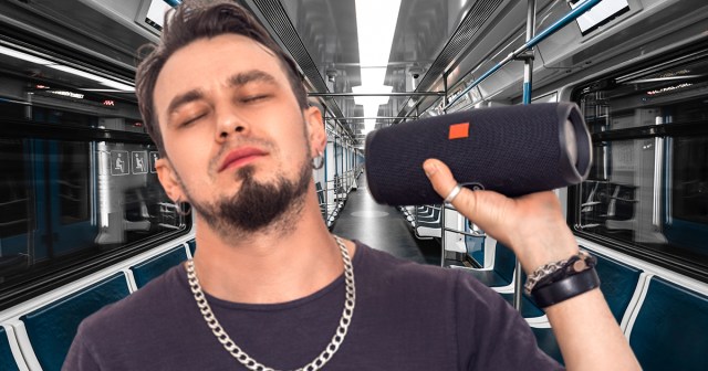 We Sat Down With a Guy Who Blasts a Bluetooth Speaker in Public Instead of Using Headphones and Beat the Entire Fuck Out of Him