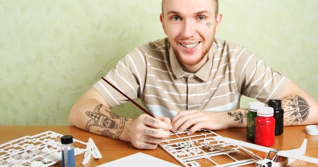 Aging Punk Uses Model Glue for Its Intended Purpose