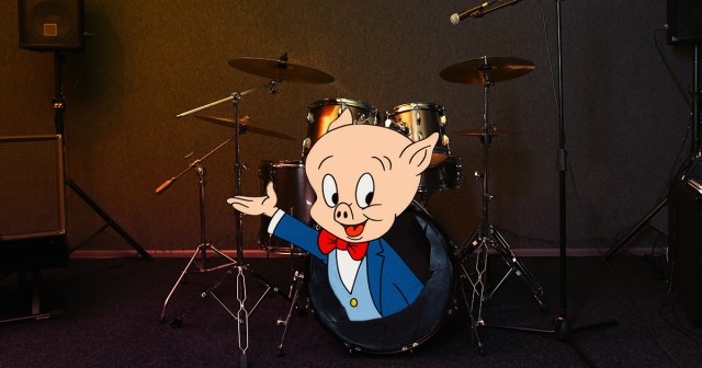 Band Opening for Porky Pig Regrets Letting Him Borrow Kick Drum