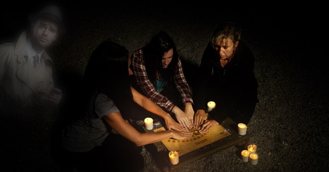 Ghost at Ouija Board a Little Freaked Out Because He Also Didn’t Move the Thingy