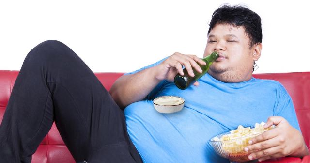 Lonely Man Unaware He is Currently Setting World Record for Onion Dip Consumption