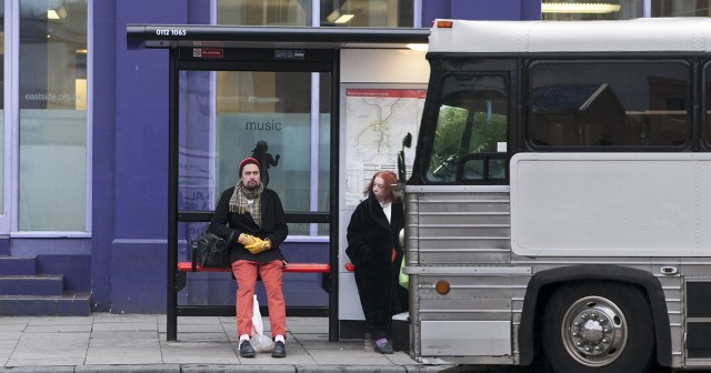 Tour Bus Driver Still Picking Up Morning Commuters Out of Habit