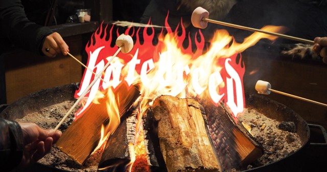Hatebreed Gather Around Logo to Roast Marshmallows