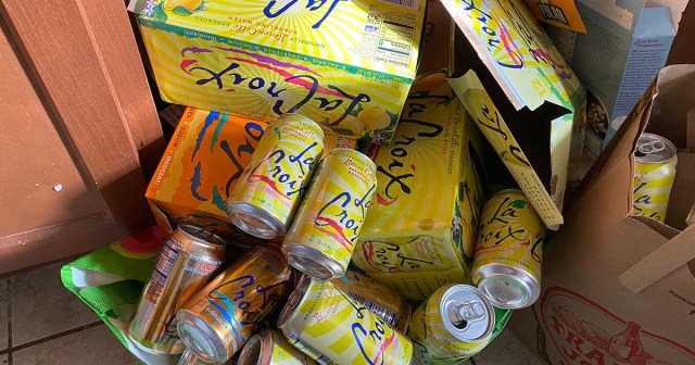Sober Person Down to 3 Cases of La Croix A Day