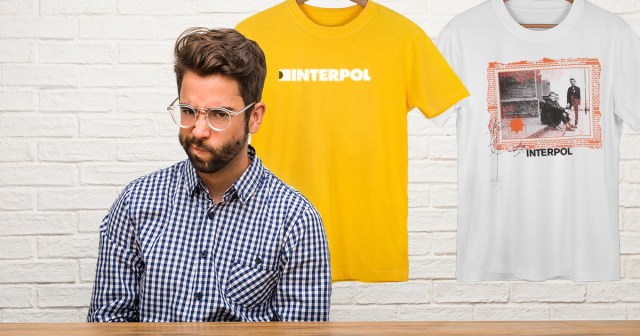 Interpol Completely Sold Out of Medium Three Piece Suits at Merch Table