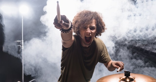 Nation Demands More Drummers Point at Camera With Drumstick