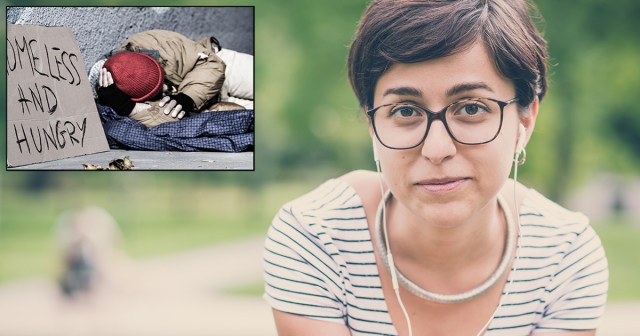 Woman Who Calls Them “Unhoused Individuals” Figures That’s Just as Good as Giving Them $5
